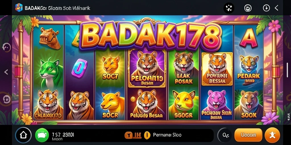 Screenshot BADAK178 menampilkan gameplay Slot yang seru dan interaktif.