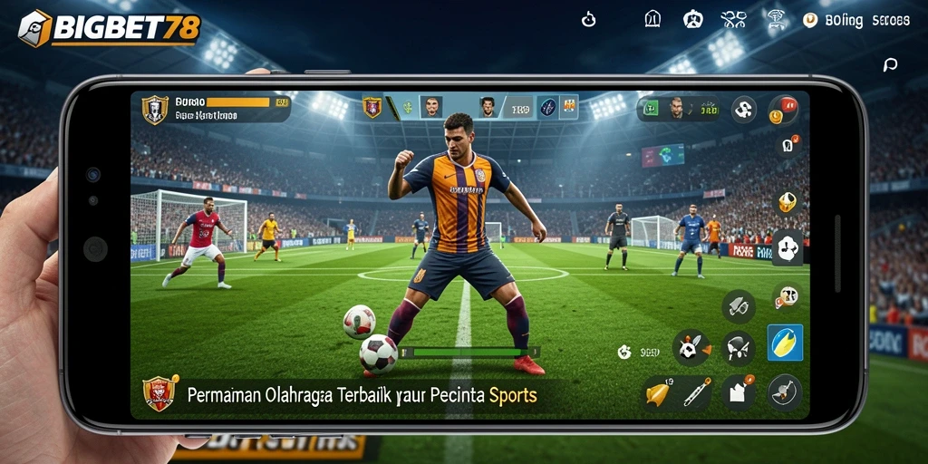 Tampilan menarik dari gameplay olahraga di BIGBET78.
