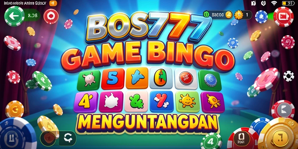 Screenshot utama BOS777 menampilkan gameplay Bingo yang seru.