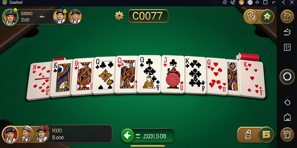 Tampilan gameplay seru C0077 dengan grafis menawan.