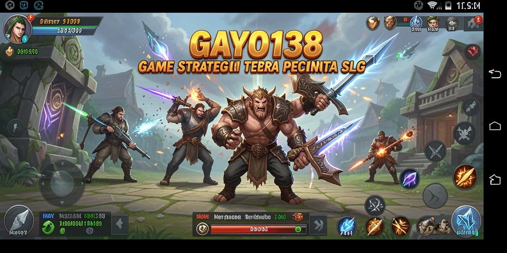 Screenshot GAYO138 menampilkan berbagai aksi perang dan strategi yang mendebarkan.