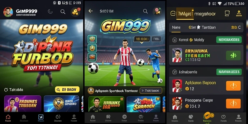 Tampilan gameplay GIM999 yang menarik dan interaktif di platform Sportsbook.