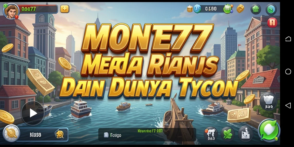 Tampilan gameplay MONTE77 yang seru dan adiktif dalam di dunia Tycoon.