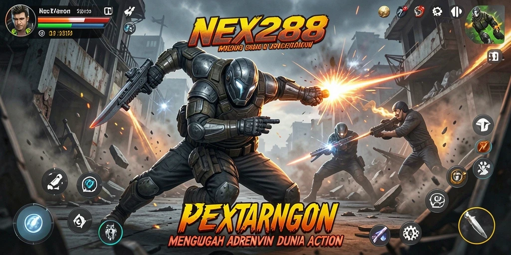 Tampilan seru dari gameplay NEX288 yang penuh aksi.