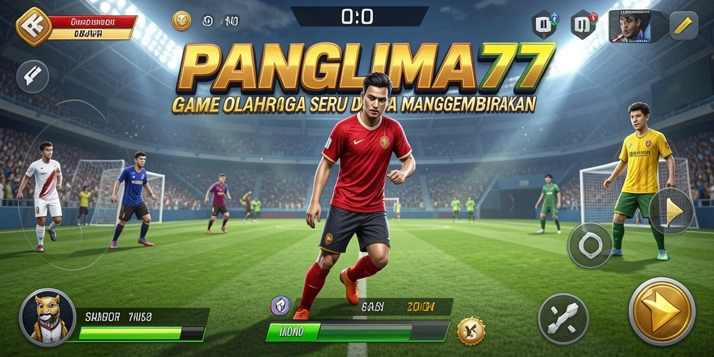 Gameplay seru dari PANGLIMA77 dengan berbagai cabang olahraga.