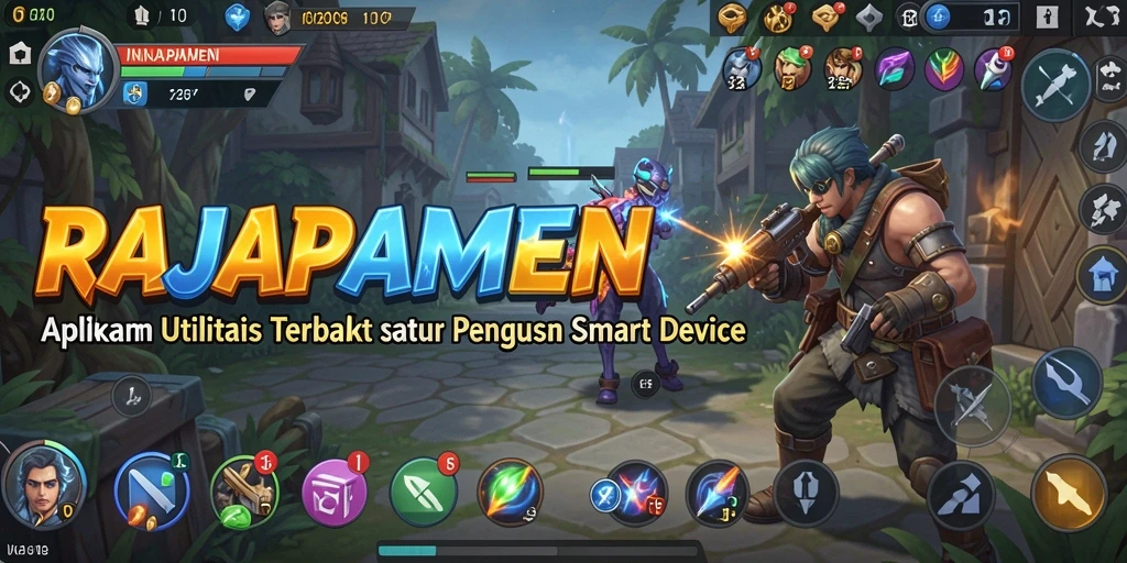 Tampilan antarmuka utama RAJAPAMEN yang intuitif dan ramah pengguna.