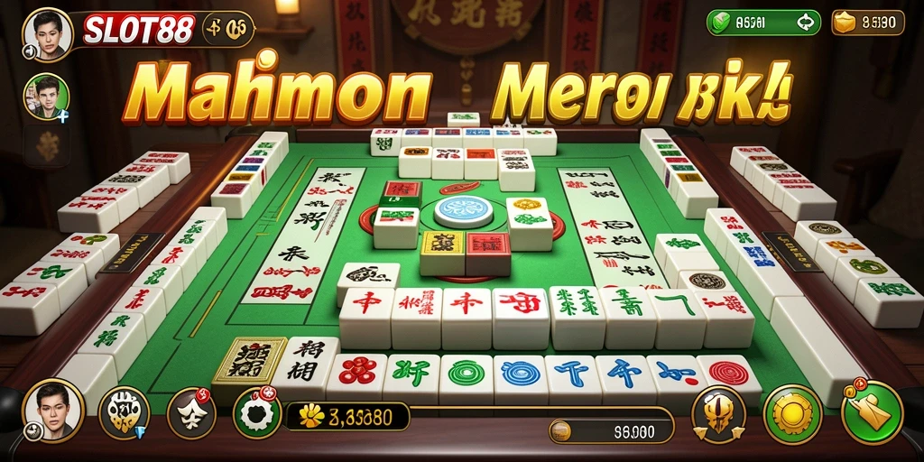 Screenshot menunjukkan gameplay Mahjong yang menarik dan menyenangkan.