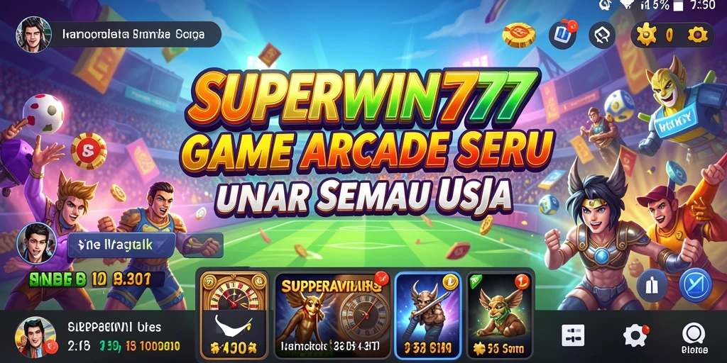 Gameplay SUPERWIN777 yang seru dan menantang.