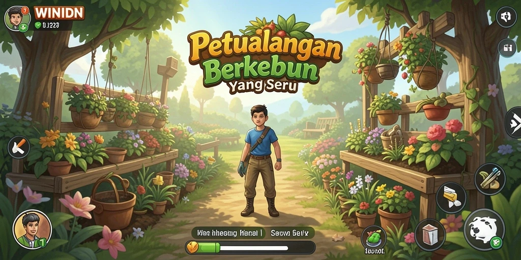 Tangkap momen seru dalam gameplay pertanian di WINIDN.